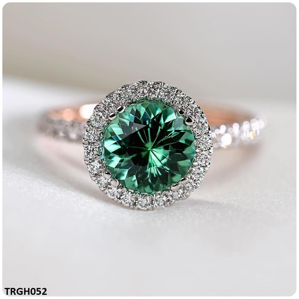 TRGH052 CSH Greenish Round Ring