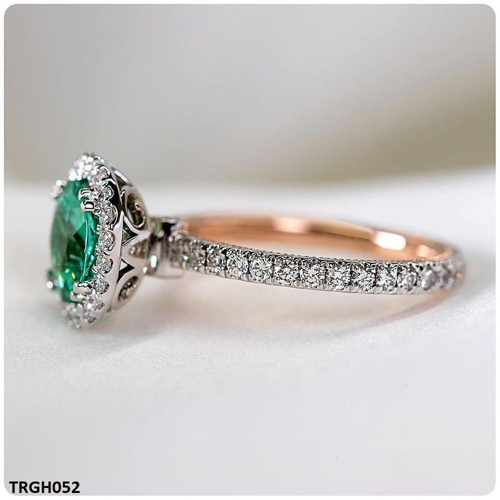 TRGH052 CSH Greenish Round Ring