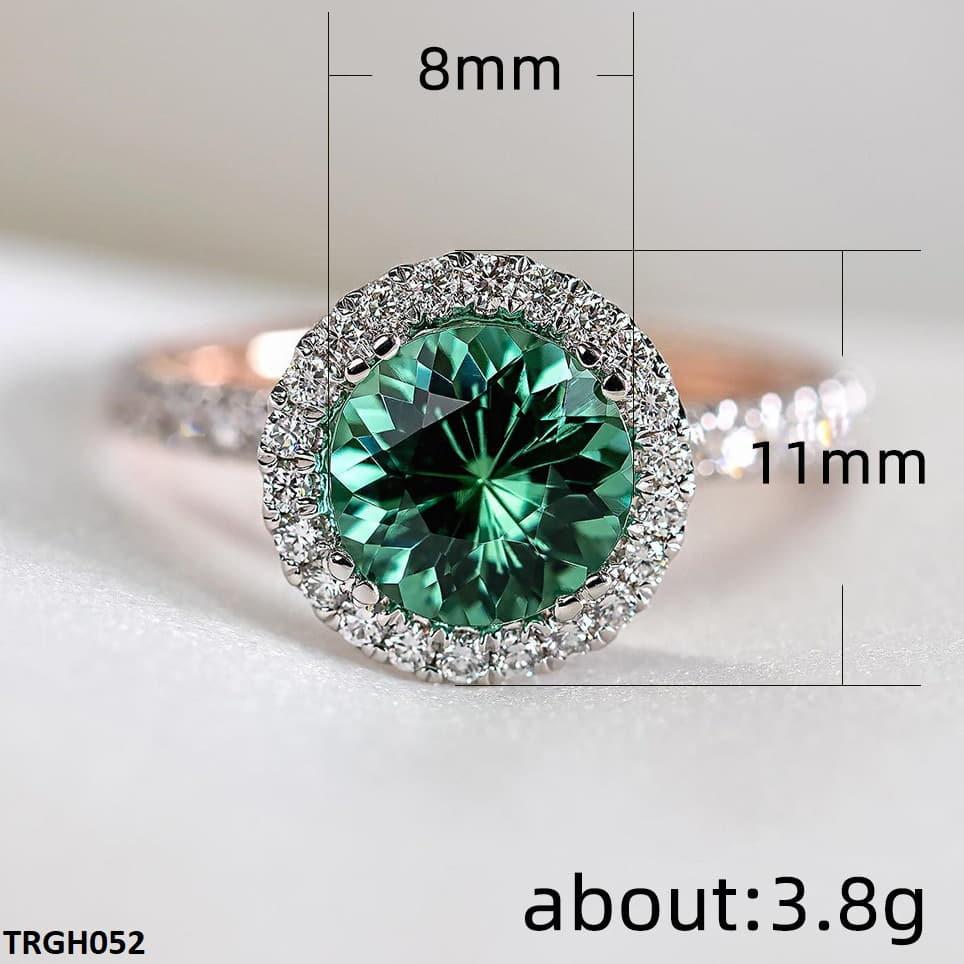 TRGH052 CSH Greenish Round Ring