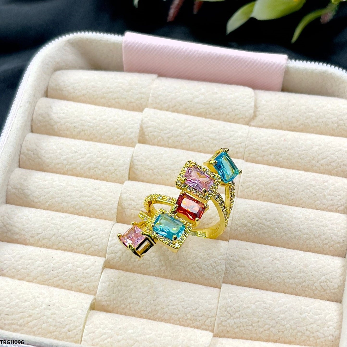 TRGH096 YXG Multi Rectangle Layer Ring Adjustable