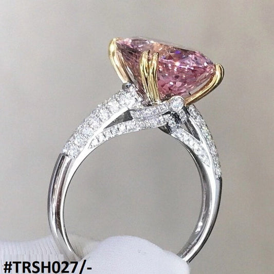 TRSH027 KRL Pink Cocktail Adjustable Ring