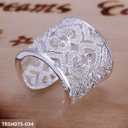 TRSH075 GWH Zircon RING Adjustable