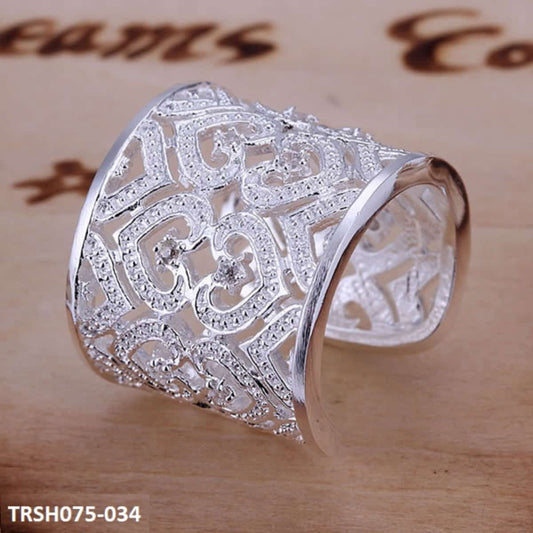 TRSH075 GWH Zircon RING Adjustable