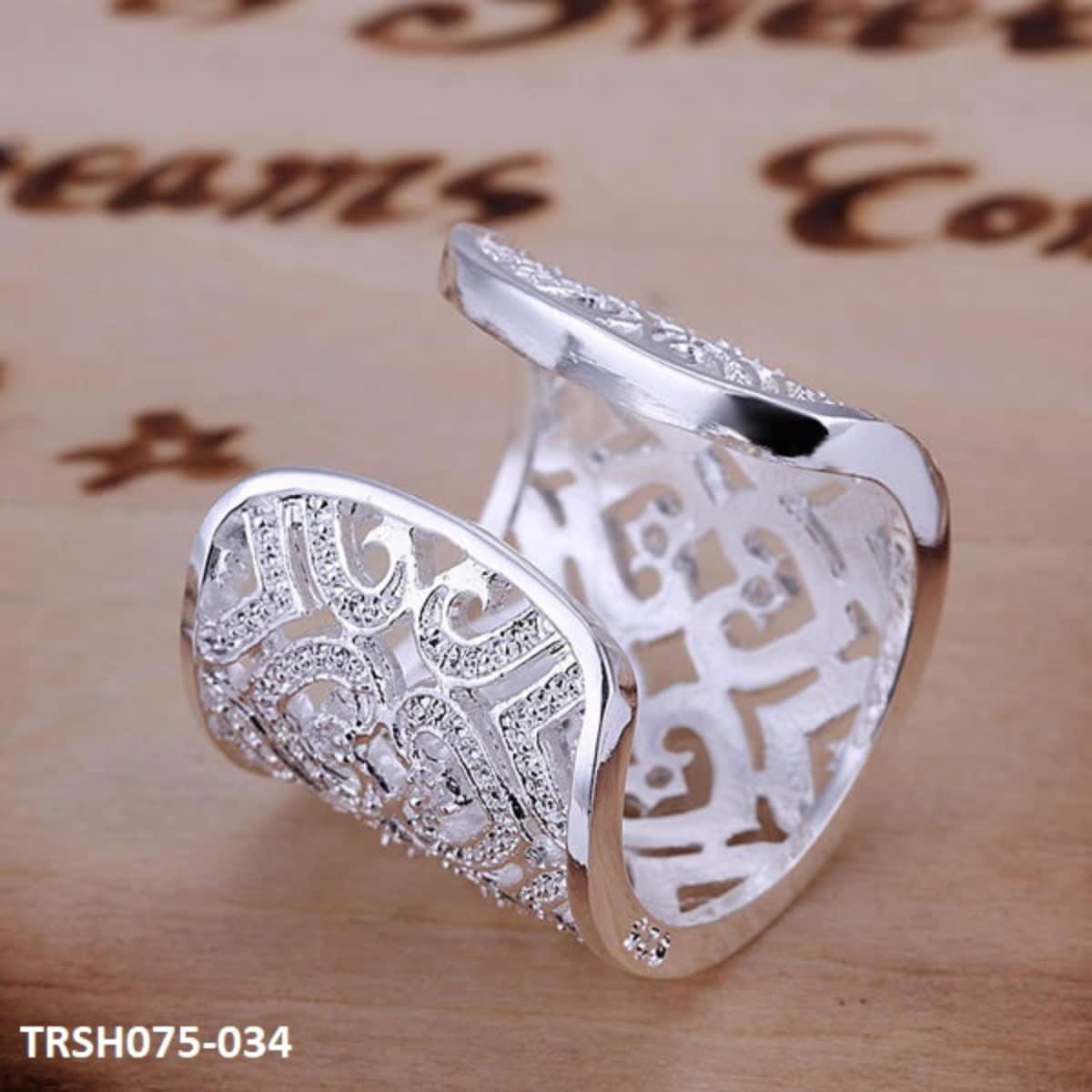 TRSH075 GWH Zircon RING Adjustable