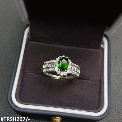 TRSH207 GWH Green Step Adjustable Ring