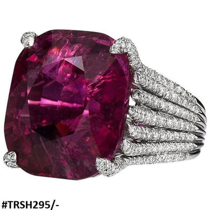 TRSH295 KYC Redish Cathedral Ring