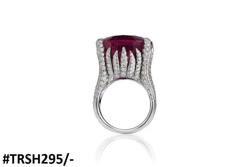 TRSH295 KYC Redish Cathedral Ring