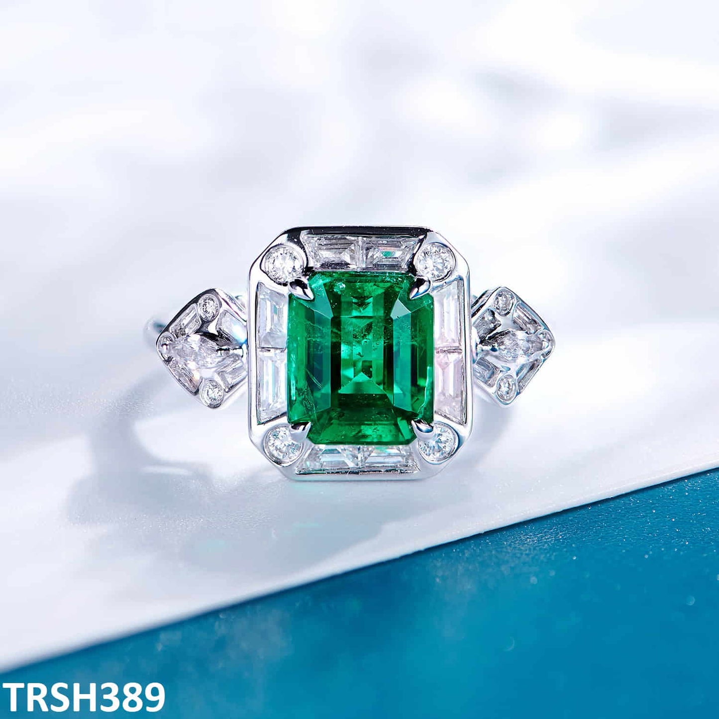 TRSH389 GWH Rectangle Adjustable Ring