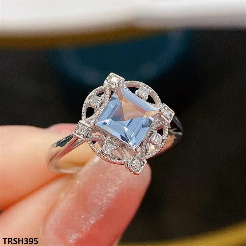 TRSH395 CJD Square Eye Ring Adjustable