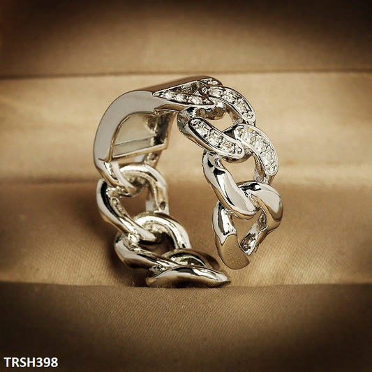 TRSH398 KYC Link Chain Adjustable Ring