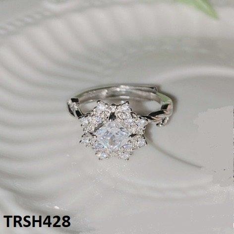 TRSH428 YJF Braid Cathedral Adjustable Ring