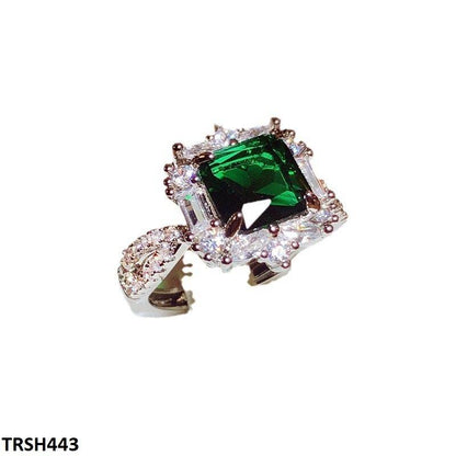 TRSH443 KYC Imp Square/Tear Adjustable Ring