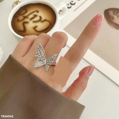 TRSH542 CLJ Butterfly Ring Adjustable