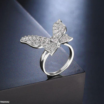 TRSH542 CLJ Butterfly Ring Adjustable