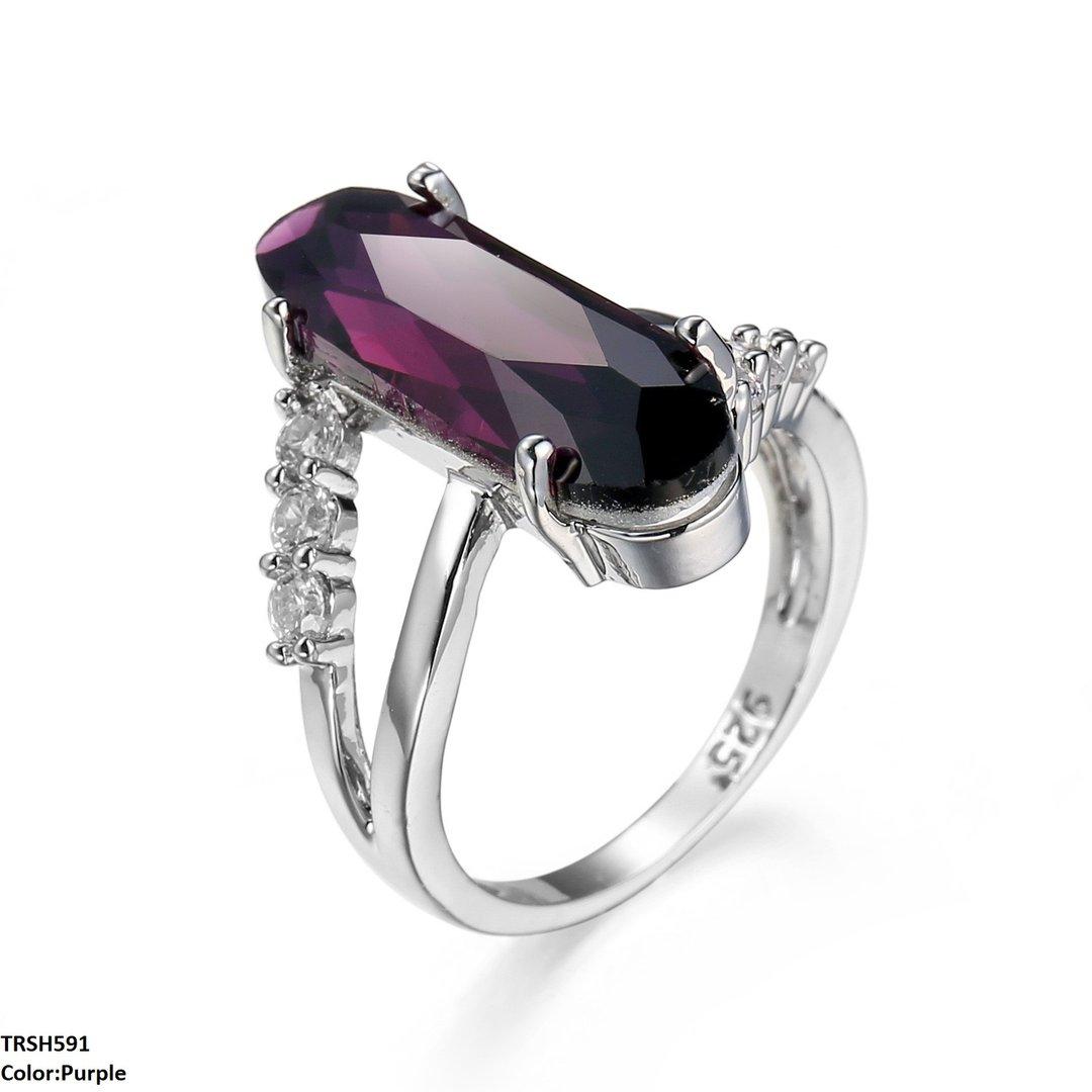 TRSH591 YLE Spinel Three Layer Ring