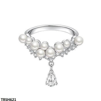 TRSH621 SJS Pearl Ring Adjustable