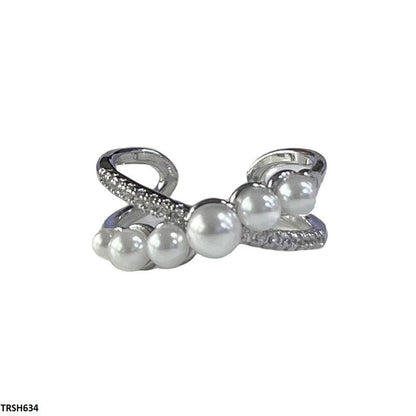 TRSH634 SJS Pearl Ring Adjustable