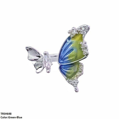 TRSH648 JJS Butterfly Ring Adjustable