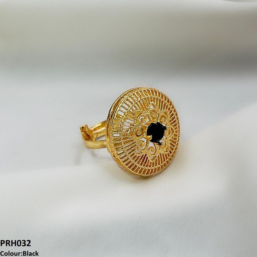 PRH032 MZM Round Flower Ring