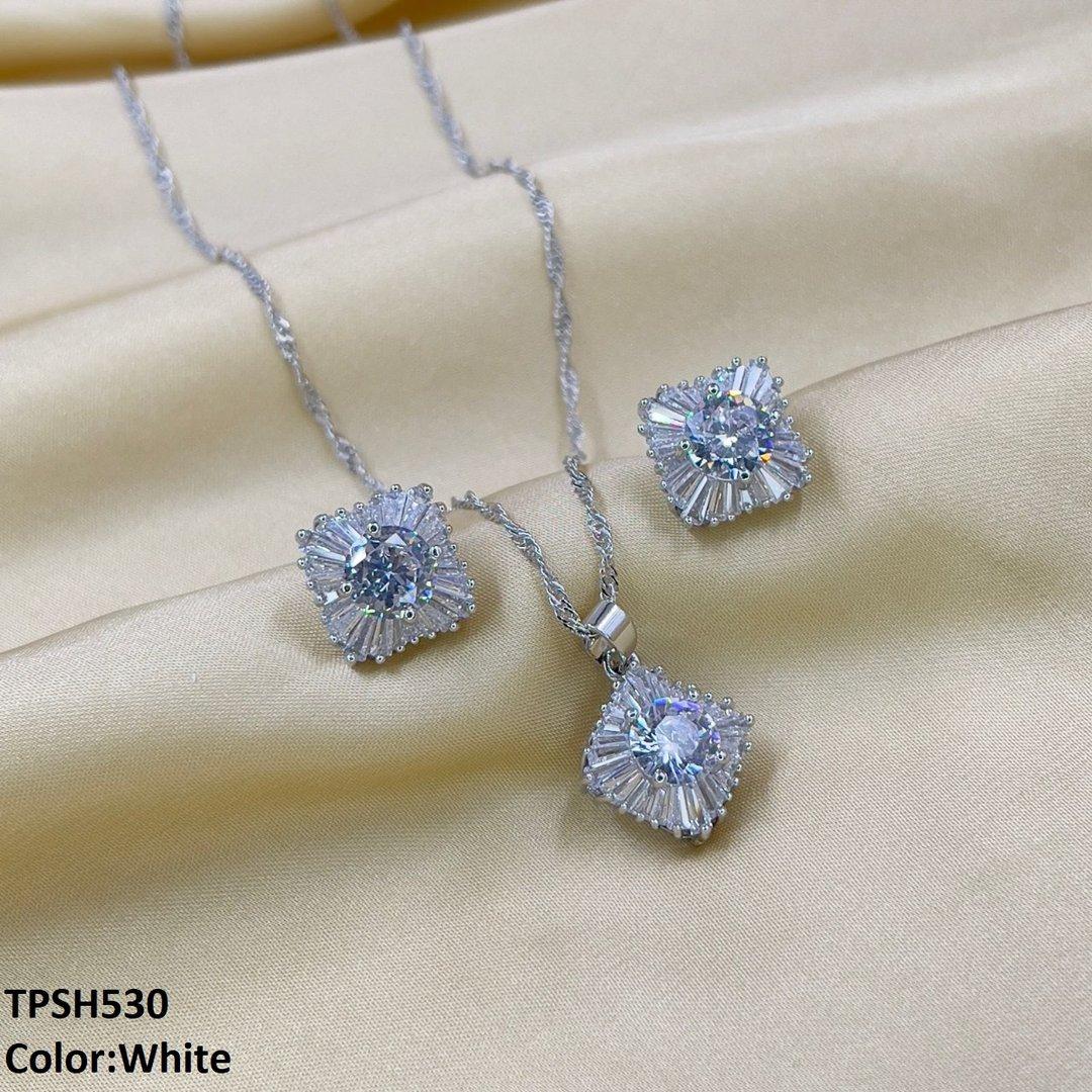 TPSH530 SHJ Flower Pendent Set