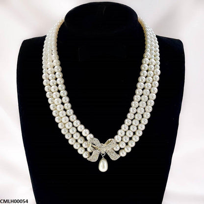 CMLH00054 SDQ Bow Batch Pearl Mala - CMLH
