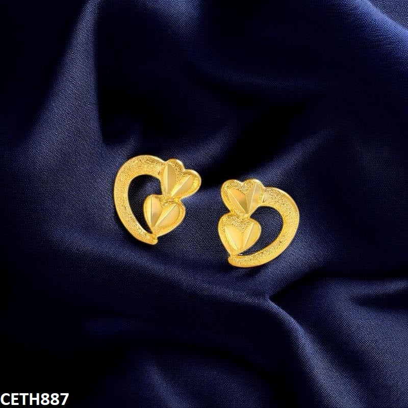 CETH887 XUP Double Heart Tops Pair