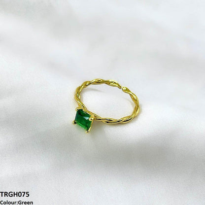 TRGH075 YJF Braid Square Adjustable Ring